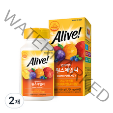 얼라이브 원스데일리 멀티비타민, 60정, 103.4g, 2개