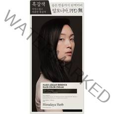 나드 아르간 에센스 새치 염색제, 흑갈색, 1개