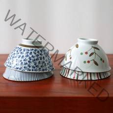 로코리빙 뉴 패턴 공기 4종 세트, 혼합색상, 1세트