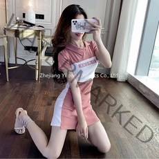 couyor 봄 여름 가을 여성 골프웨어 원피스 반집업 후드 폴로 카라넥