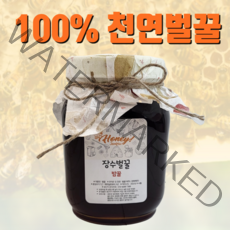 국내산 100% 토종꿀 밤꿀 장수벌꿀 천연 벌꿀 1.2kg 1개