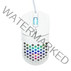 맥스틸 VOLT G1 광축 타공 LED 게이밍마우스 게임용 업무용, 화이트