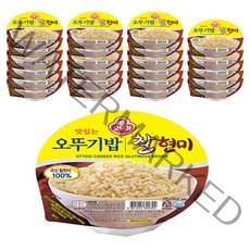 오뚜기 오뚜기밥 찰현미, 210g, 24개