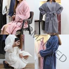 송월타월프리미엄 호텔가운 40수 송월샤워가운 7color, 딥그린L
