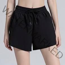 말랑마쥬 여성용 사이드메쉬 요가 러닝 레깅스 반바지