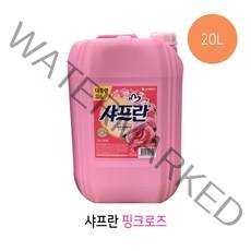 LG생활건강 샤프란 20L 섬유유연제 대용량, 1개