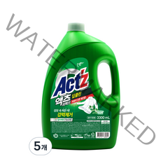 액츠 퍼펙트 딥클린 액상세제 본품, 3.3L, 5개