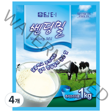 담터 벤딩밀덕용1kg 분말, 1kg, 4개