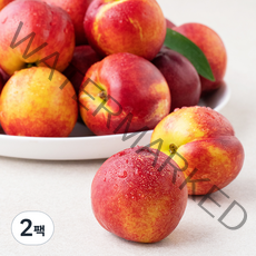 새벽경매 새콤달콤 천도복숭아, 800g, 2팩