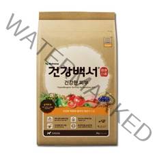 건강백서 전연령 생선 건강한 피부 애견사료, 피부/털개선, 2kg, 1개