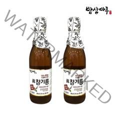 밥상마루 100% 참기름 350ml, 2개