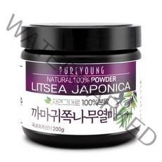 퓨어영 국내산 제주 까마귀쪽나무열매 분말 가루 200g 구렁비, 1통