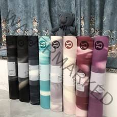 Lulu lululemon 요가 매트 천연 고무 미끄럼 방지 여성용 특수 스포츠 매트 5mm 두꺼운 피트니스 매트 홈, U, 5mm(시니어 타입)