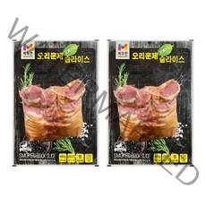 목우촌 오리훈제 슬라이스 400g 2개, 1개