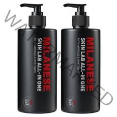 밀라네제 스킨랩 남성 올인원 로션 대용량, 500ml, 2개