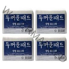 두꺼운패드 (60 x 50cm) 중형 60g 140매, 140개, 1개입