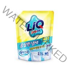 리큐 꿉꿉한 냄새 싹 실내건조 플로럴향 액체세제 리필, 2.1L, 1개
