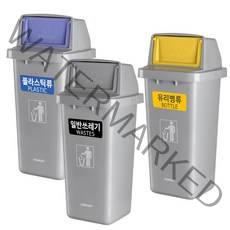 패블러스 리사이클 락 80리터 재활용 분리수거함, 리사이클 락 그레이 80리터, 1개