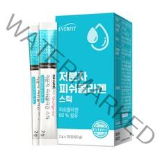 내츄럴플러스 에버핏 저분자 피쉬 콜라겐 스틱 30포 1박스, 60g, 1개