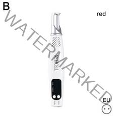 전문 레이저 피코세컨드 펜 블루 레드 라이트 테라피 여드름 반점 주근깨 다크 점 안료 기계 문신 제거 렘 P3O6, [02] Red EU