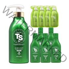 골드 플러스 TS 샴푸 500g + 100g 5p + 여행용 파우치 4p, 1세트