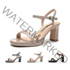 엘칸토 인텐스 여성 더블 스트랩 샌들 7cm LCWW35I326
