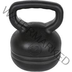 아리프 블랙라인 케틀벨, 12kg, 블랙