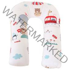 이지베이비 유아용 순면 U자형 바디필로우, 쥬쥬랜드