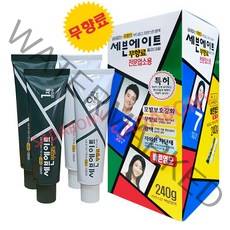 동성제약 세븐에이트 무향료 칼라크림 대용량 전문업소용 240g(1제 2제 120g 2개씩) 염모제, 7호-자연스러운 흑갈색, 1통