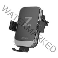 지트론 차량용 휴대폰 고속 무선 충전 거치대 ZTWC-300A, 블랙