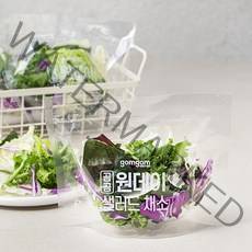 곰곰 원데이 샐러드 채소, 210g, 1봉