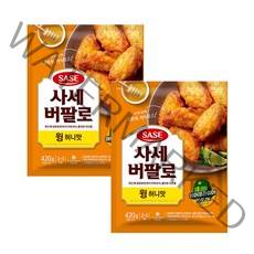 사세 버팔로 윙허니맛 420g 2봉, 2개