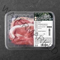 파머스팩 제주 흑돼지 미박뒷다리 구이용 (냉장), 500g, 1개