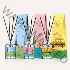 [데일리콤마]스누피 디퓨저(100ml 3P+스틱9P), 블랑블랑(100ml 3P+스틱9P)