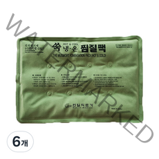 한일의료기 황토냉온 찜질팩 쑥 대형, 6개