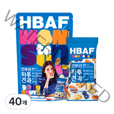 HBAF 바프 먼투썬 하루견과 블루, 20g, 40개