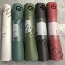 룰루레몬 리버서블 요가매트 필라테스 홈트 5mm, (오렌지)