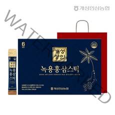 개성상인 녹용홍삼스틱 10ml 30포 /전용쇼핑백 /개성인삼농협, 1세트