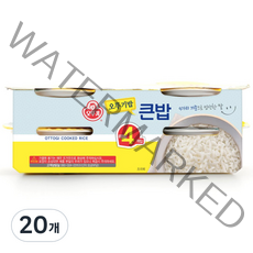 오뚜기 맛있는오뚜기 큰밥, 300g, 20개