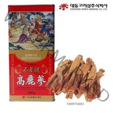 고려홍삼 6년근 홍삼 캔대편(발아20편이하) 대동고려삼 검사품 건홍삼 뿌리홍삼 선물용, 1개, 300g