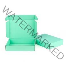 5pcs/10pcs/color 선물 상자 의류 운송 골판지 포장 저장 작은 판지 상자 사용자 정의 크기 및 인쇄 로고, 녹색, 5개