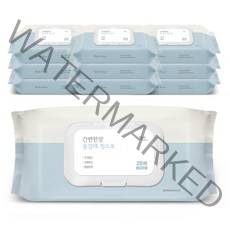 데일리워터 캡형 특대형 물걸레 청소포 25매, 10팩