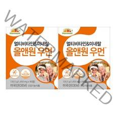 [비타민뱅크] 멀티비타민미네랄 올앤원우먼 90정 x2개, 2개, 단품