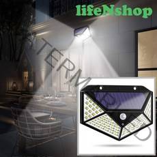 468구 LED 태양광 센서등 태양열 정원등 가로등 외부벽등, LED 100구