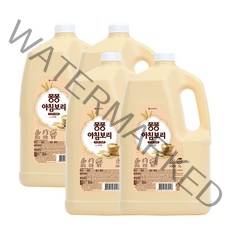 LG생활건강 아침보리 주방세제, 3000ml, 4개