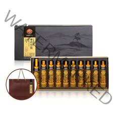 천지인 뿌리의 힘 산삼배양근 + 쇼핑백, 20ml, 10개