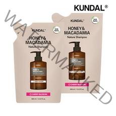 쿤달 네이처 샴푸 리필팩 체리블라썸 400ml x2개, 단품없음