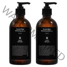 홀츠포맨 4배 더 강력한 미백 남자 스킨 로션 300ml 화이트닝 2종 세트 20대 30대 남성 화장품, 1세트