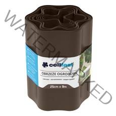 셀파스트(Cellfast) 정원테두리 9m, 정원테두리 30-014/브라운/25cmx9m