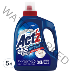 액츠 퍼펙트 베이킹소다 액상세제 본품, 3.5L, 5개
